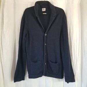 Hackett London | 100% Cotton Button Front Cardigan